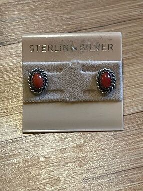 Dainty sterling silver earrings